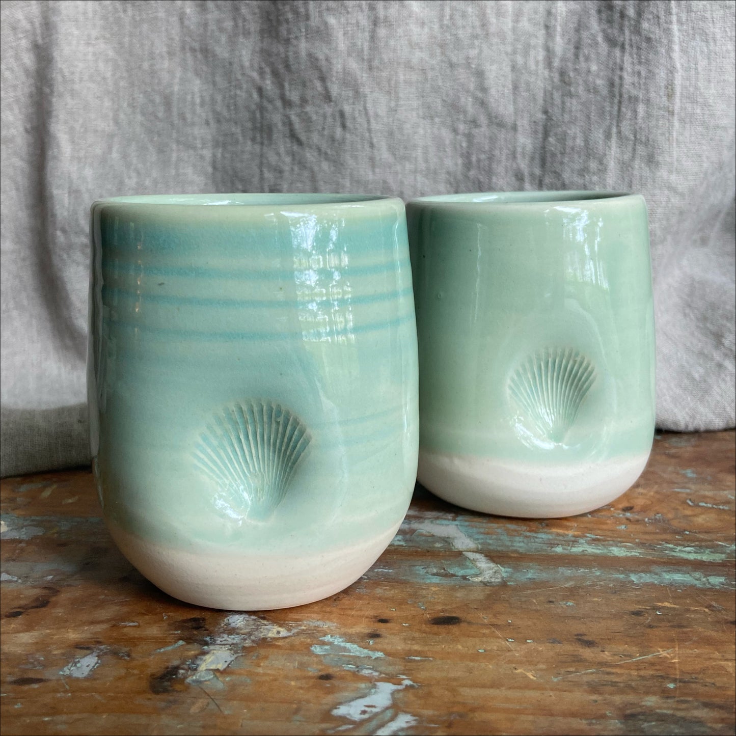 Seashell Thumb Cup