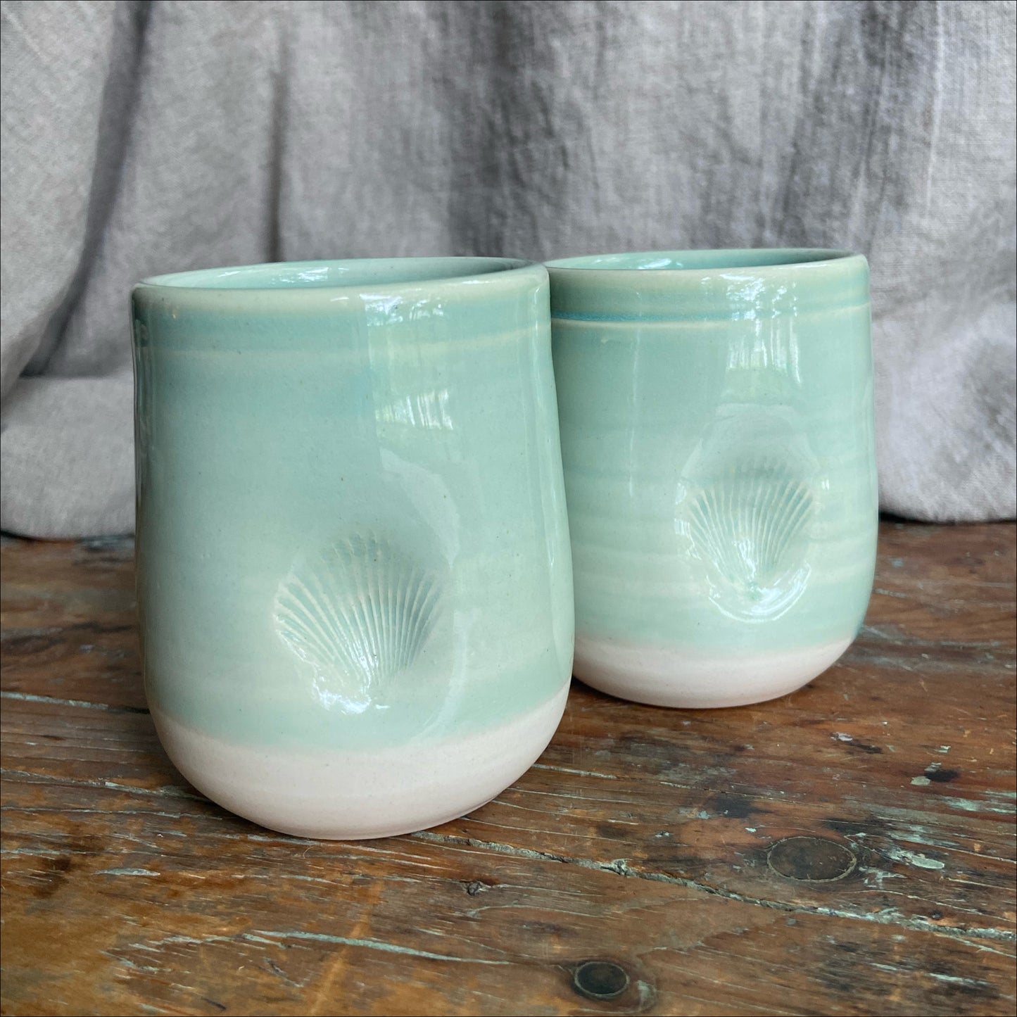 Seashell Thumb Cup